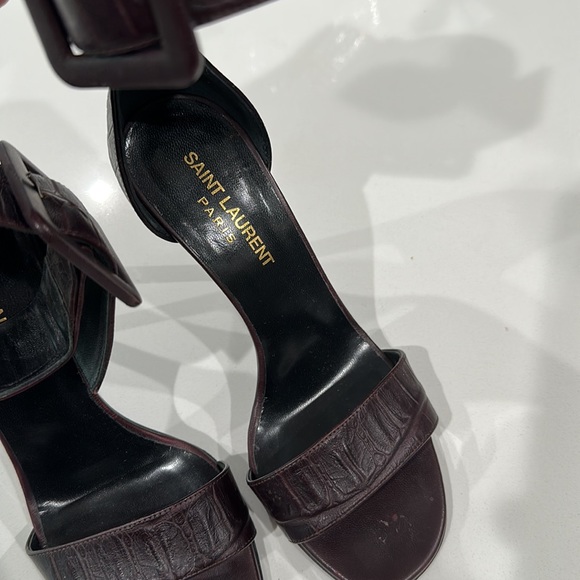 SAINT LAURENT PURPLE HEELS SIZE 36 - Picture 4 of 8